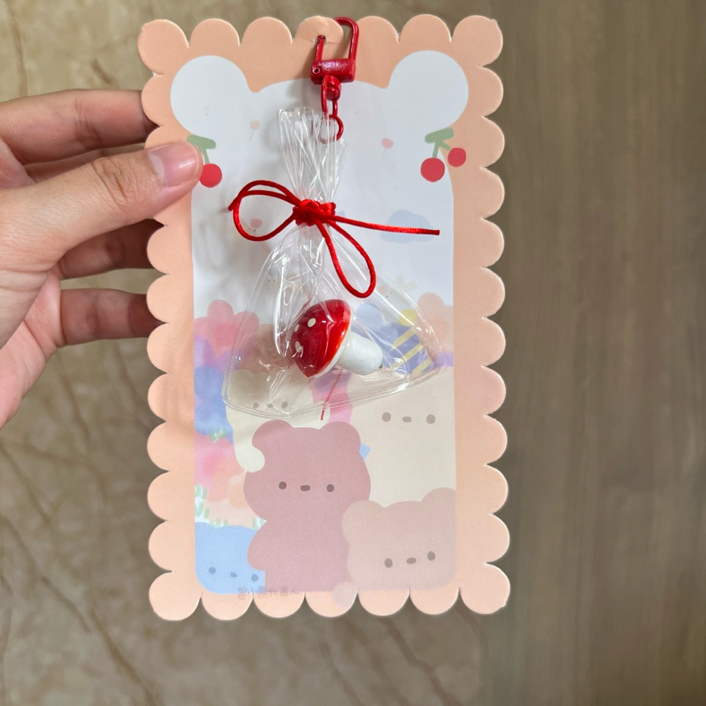 GANTUNGAN Treasure - พวงกุญแจซองเห็ด - พวงกุญแจสุนทรียศาสตร์ที่ไม่ซ้ําใคร