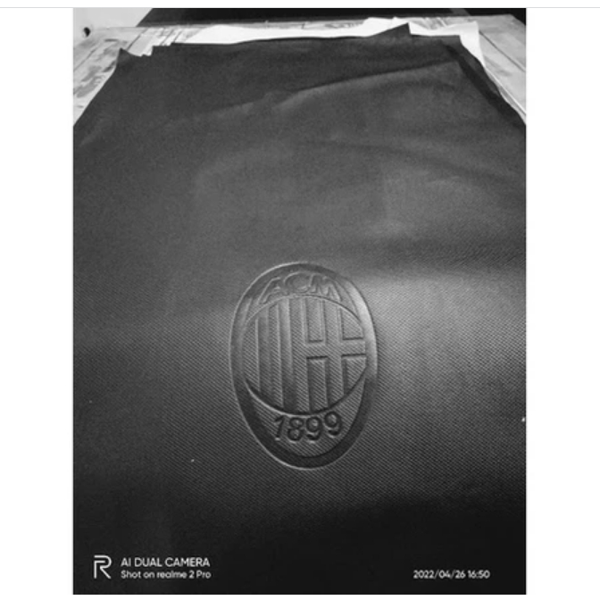 AC MILAN LEATHER / FOOTBALL SEAT COVER โลโก้ AC MILAN Universal เหมาะสําหรับรถจักรยานยนต์ทุกประเภท