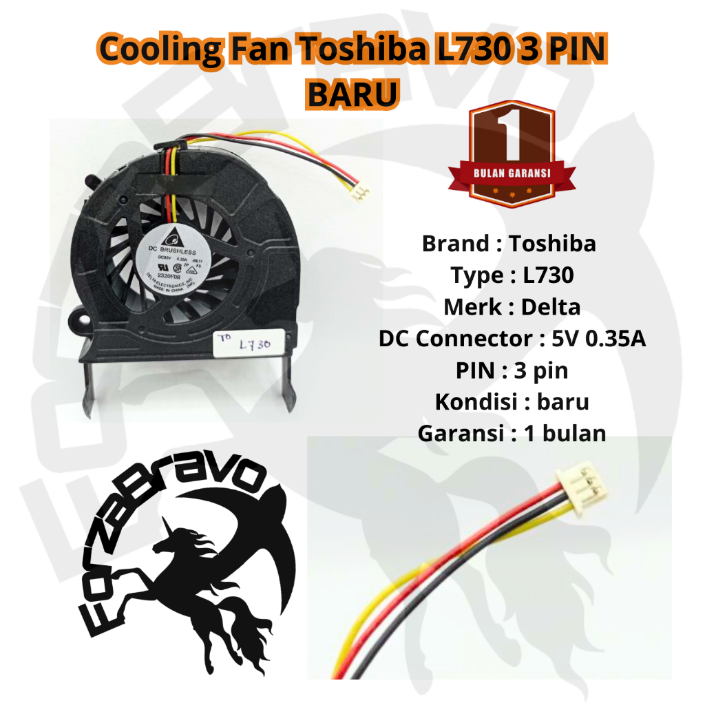 Toshiba พัดลมระบายความร้อน L730 L730-T20w L730-T06b 4 PIN Delta DC 5V-0.35A ใหม่รับประกัน 1 เดือน