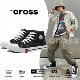 NBCROSS Sepatu Kanvas Fashion Sepatu Sekolah Cocok Untuk Sekolah SD, SMP dan SMA