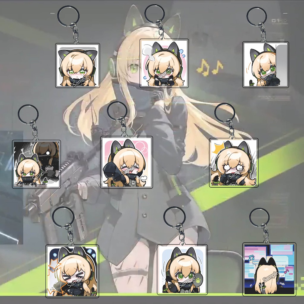 พวงกุญแจ Girls Frontline 2 Exilium Harpsy - Key Chain - ของที่ระลึก - พวงกุญแจอนิเมะ