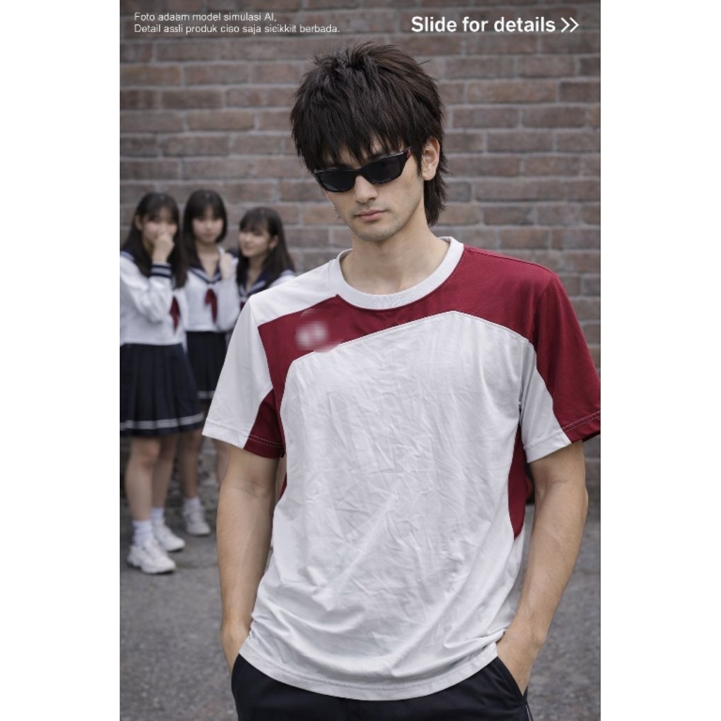 เสื้อเจอร์ซีย์ DESCENTE 0R1 ไซส์ S fit M (P62 x L50)