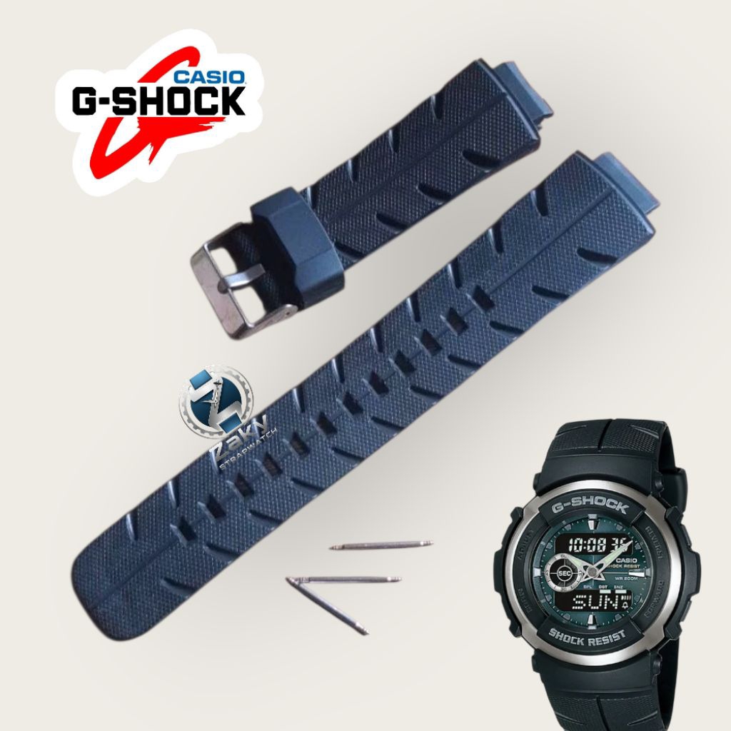 S-Shock G-300 G300 G 300 G-300B G-301B G-3750 สายนาฬิกา