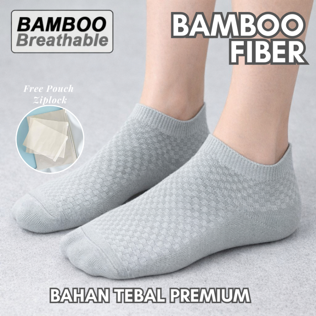 ถุงเท้า BAMBOO FIBER สําหรับผู้ชายและผู้หญิง / ถุงเท้า BAMBOO