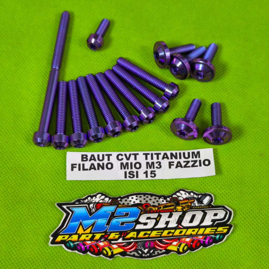 น็อต Titan filano CVT / น็อต fazzio Titan CVT / น็อต mio m3 Titan CVT เนื้อหา 15