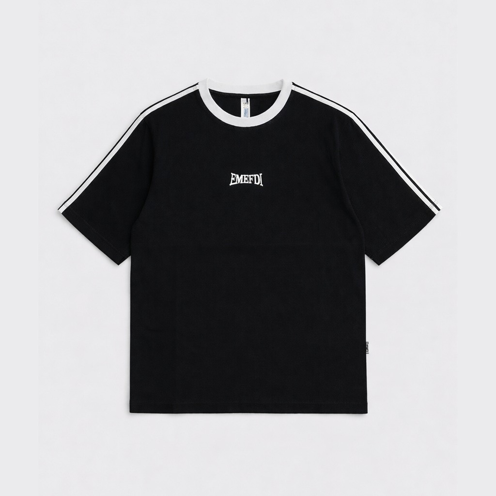 EMEFDI TSHIRT OVERSIZE รหัส KIND S BLACK - COTTON TSHIRT OVERSIZE