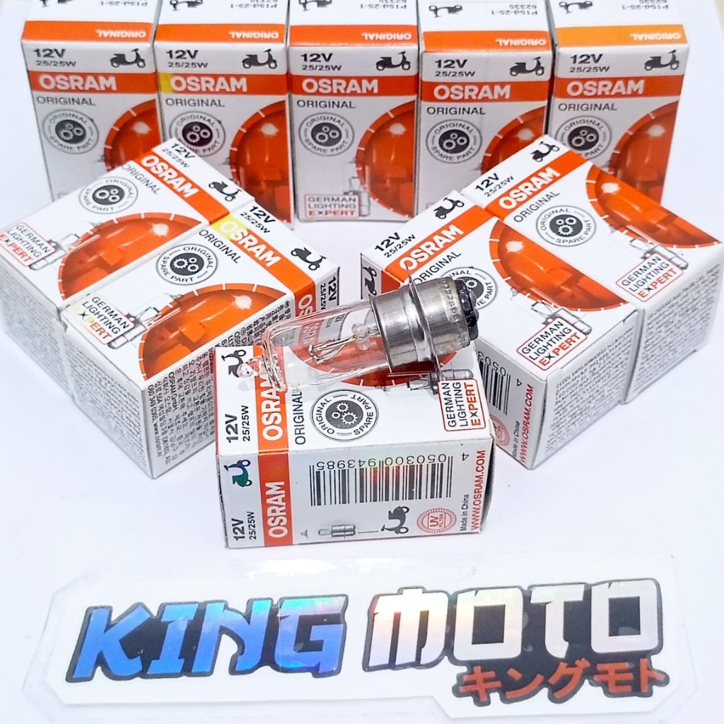 (5 PIC) OSRAM 12V 25/25W OSRAM BULB