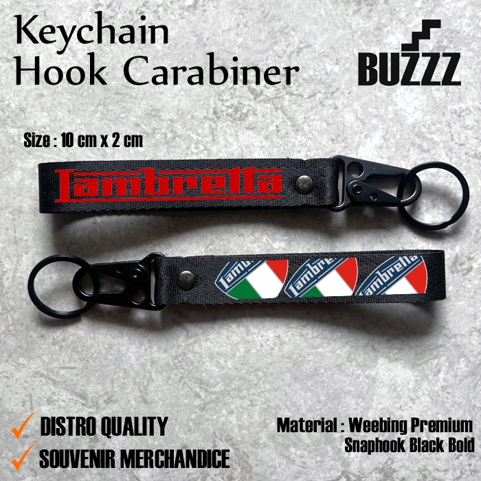 GANTUNGAN LAMBRETTA KEYCHAIN - LAMBRETTA KEYCHAIN - LAMBRETTA CARABION - LAMBRETTA KEYCHAIN