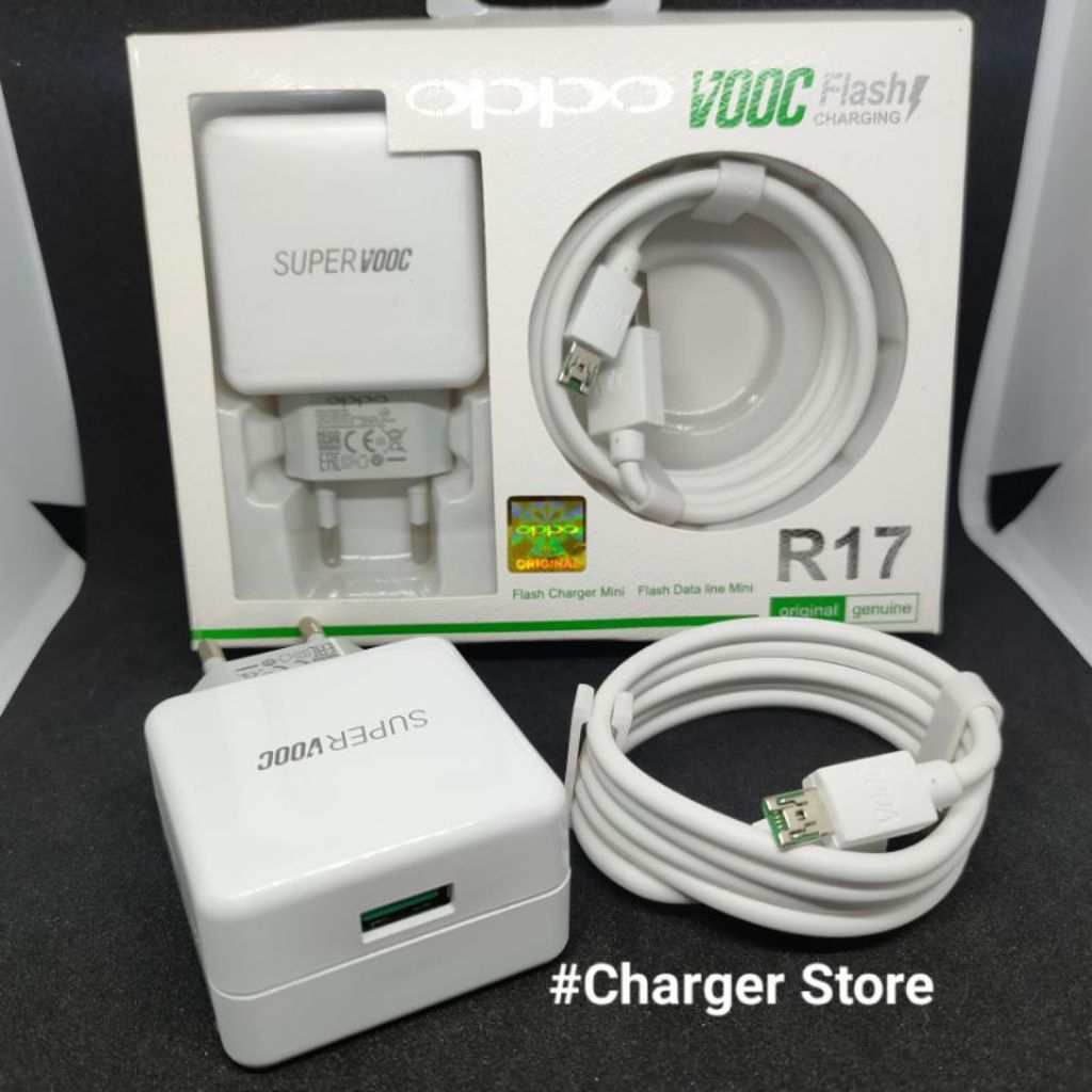 (WHOLESALE) OPPO R17 VOOC TC CHARGER OPPO R17 VOOC Charger Oppo