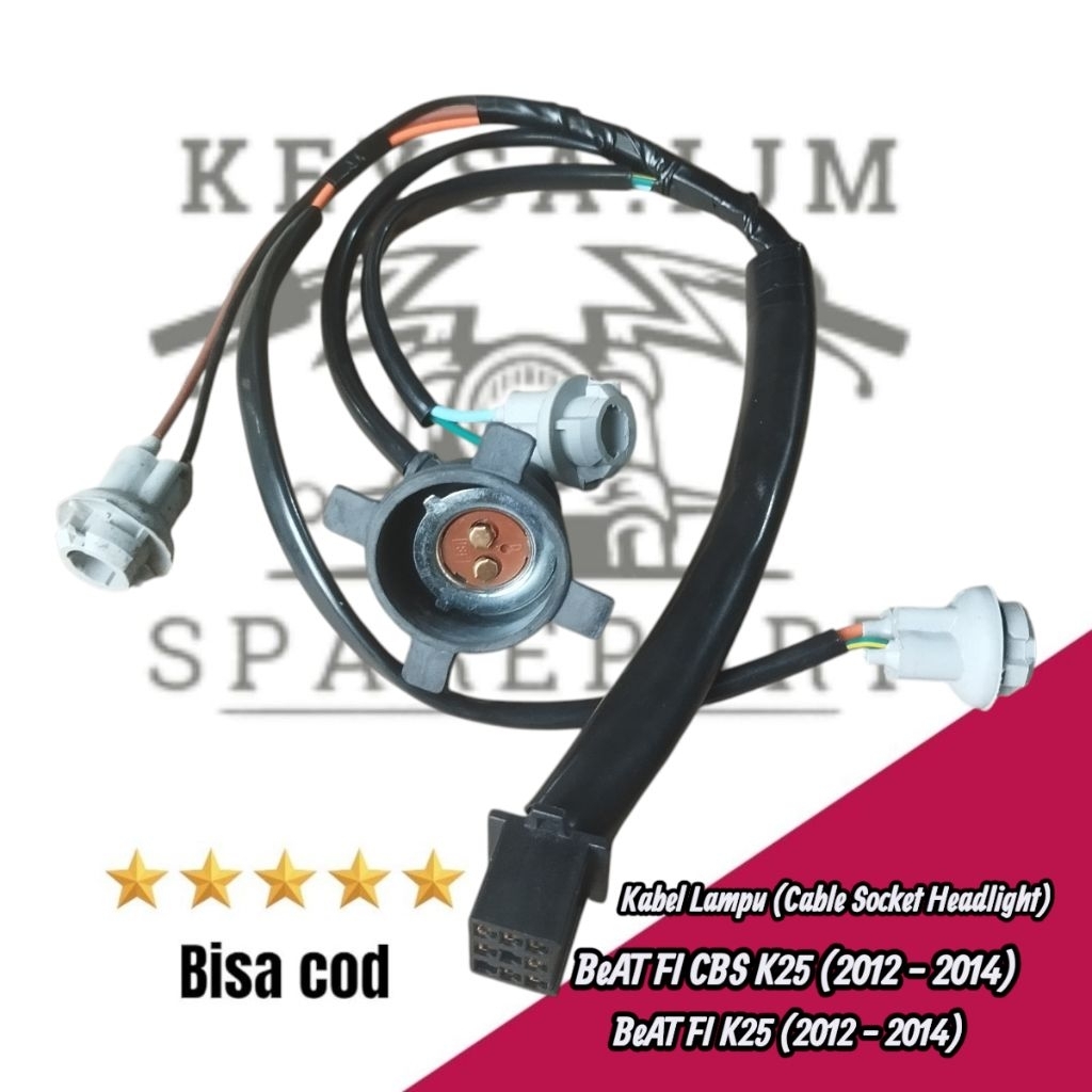 เบ้าไฟหน้า Honda BeAT FI 6P BeAT FI K25 (2012 - 2014) BeAT FI CBS K25 (2012 - 2014)