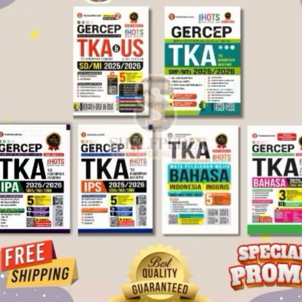 หนังสือ GERCEP TKA ELEMENTARY SCHOOL, MIDDLE SCHOOL, สูงและสมบูรณ์ TKA