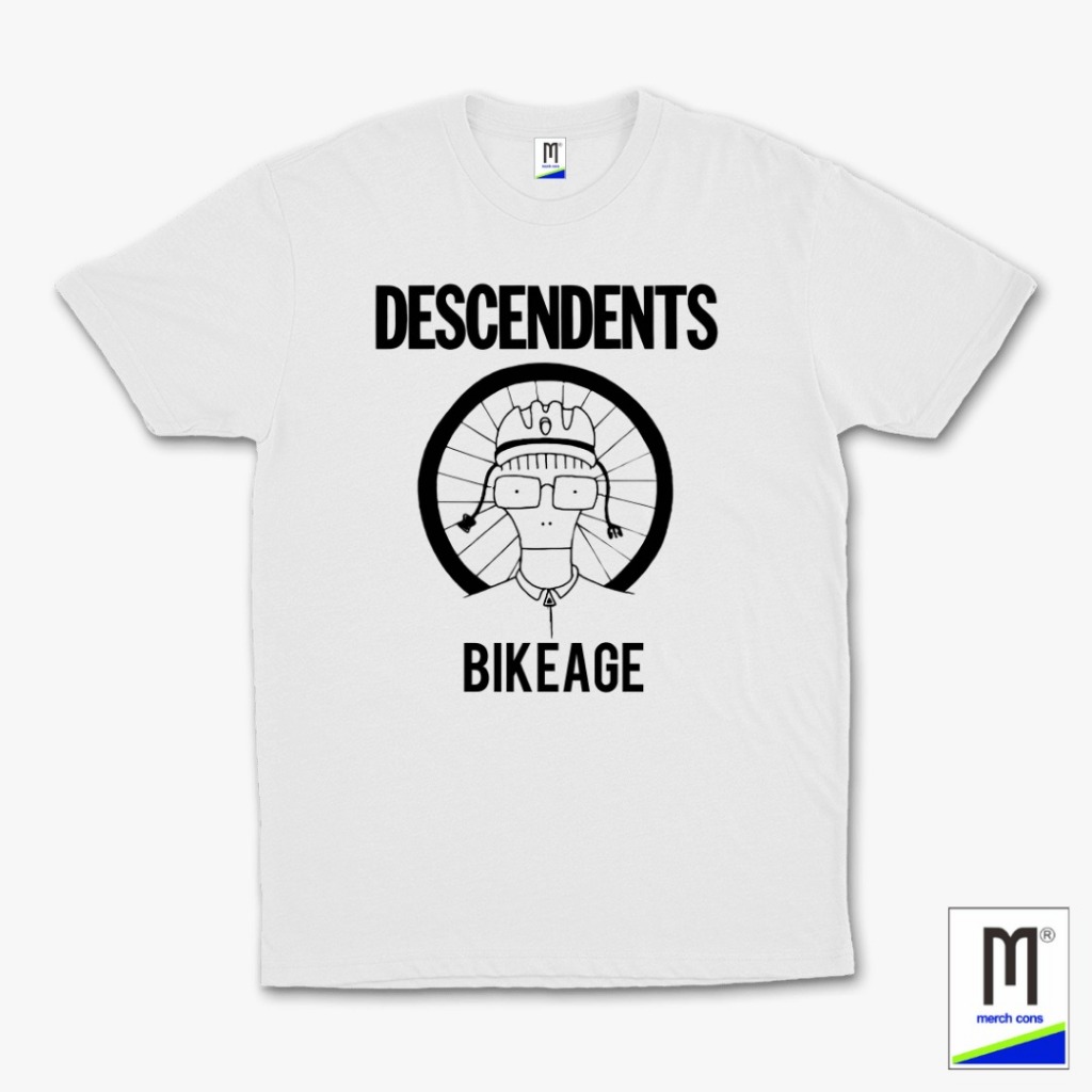 เสื้อยืดวง DESCEDENT - BIKEAGE TAG MERCHCONS APPAREL / SIZE USA (RZ07)