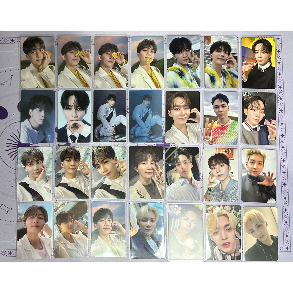 การ์ด Seventeen Jeonghan Seungkwan Mingyu