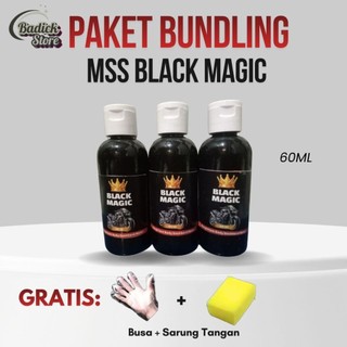 BLACK MAGIC 3PCS PENGHITAM BODY KENDARAAN 60 ML
