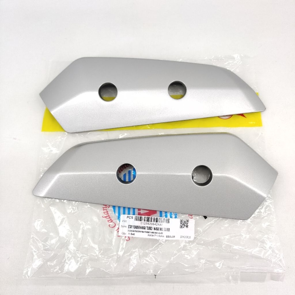 WIN Stay Fender 1&2 Yamaha Nmax Turbo Front Fender Ears - Nmax Neo Silver ( STAY FENDER N-MAX TURBO 