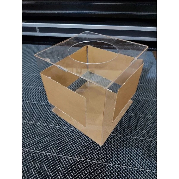 กล่องอะคริลิคลัคกี้ดิป 30x30x30