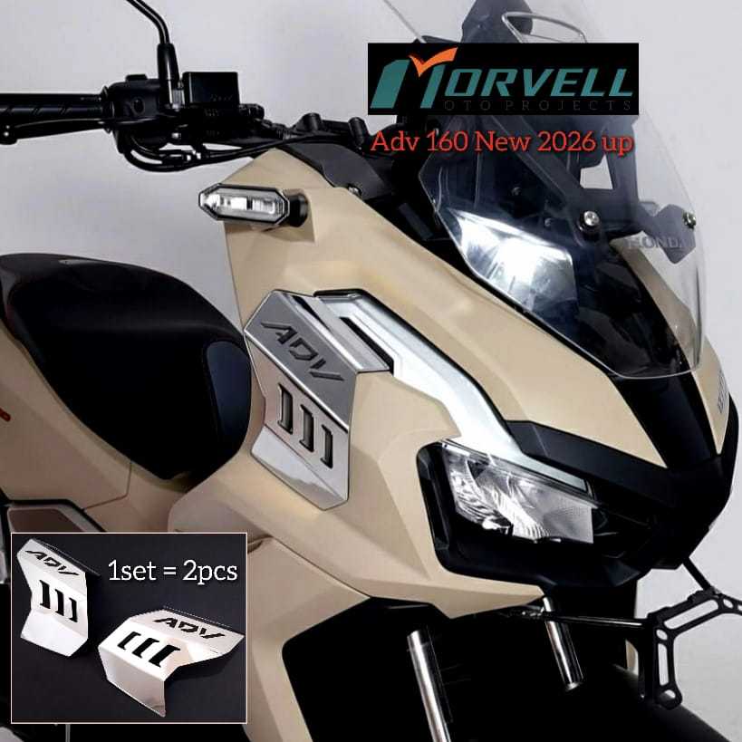 Honda Adv 160 New 2026 up - AeroVent - Side Winglet for 2026 up all types: ABS, CBS, Roadsync