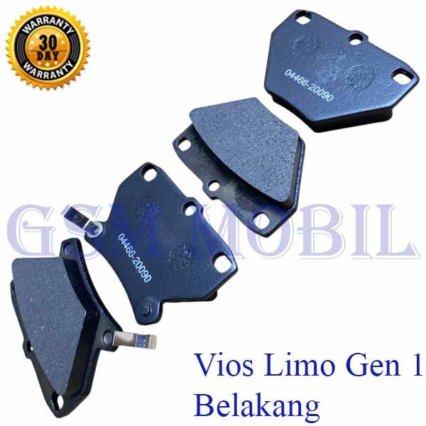 ผ้าเบรคหลัง Toyota Vios Limo Gen 1 - 10005678