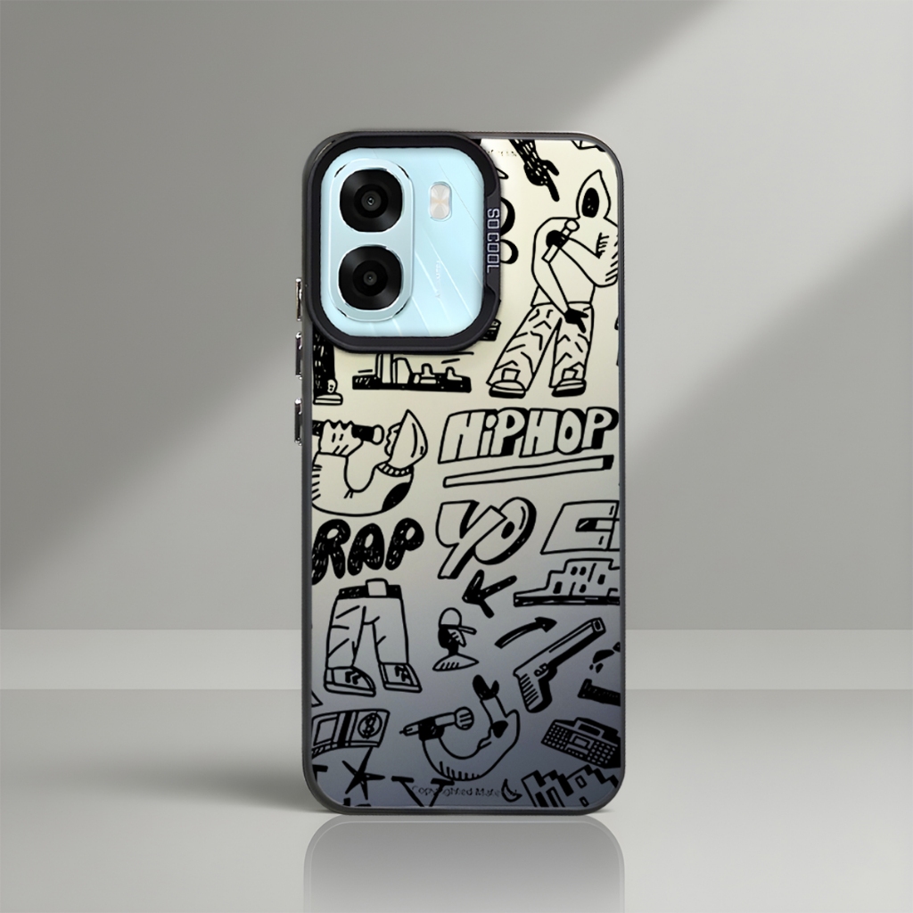 RN69 เคส Oppo A6X Oppo A5X Oppo A3X Oppo A6 ฮาร์ดบอร์ดขอบนุ่ม