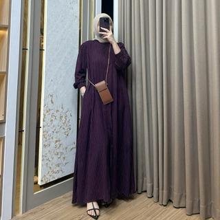MAYZA DRESS RAYON TANGAN KERUT