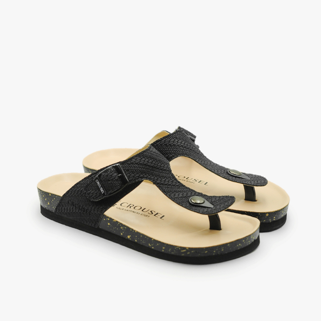 รองเท้าแตะ Crusel slide \ Unisex - Vicenza Batik Black