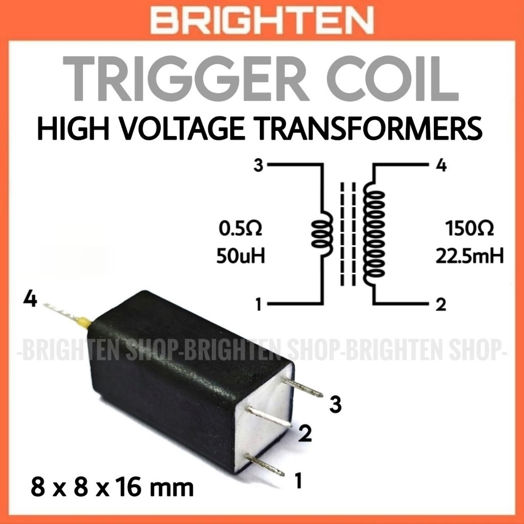 Trigger Coil Flash Tube ทริกเกอร์หม้อแปลงแรงดันสูง