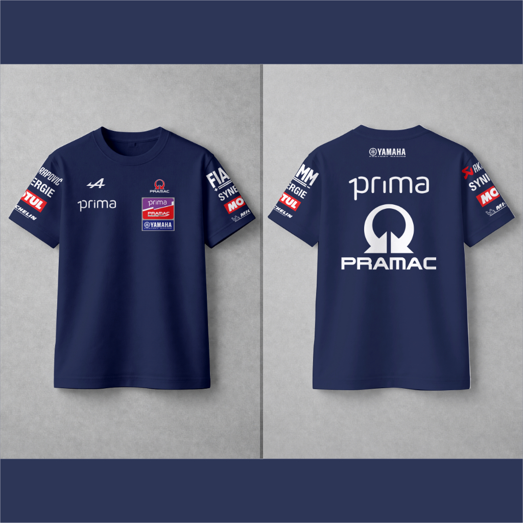 เสื้อยืดเครื่องแต่งกาย Yamaha ramac racing motogp toprak 07 kcs