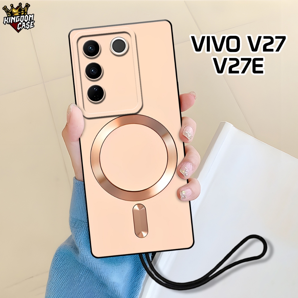 HP ล่าสุด VIVO V27/VIVO V27E Case 2028 - เคสโทรศัพท์ VIVO V27E - 2026 Camera Protect Silicon Case - 