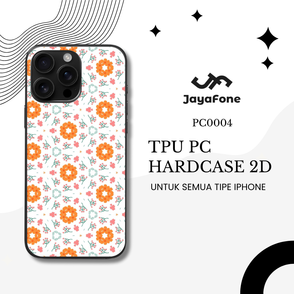 HP Jayafone - TPU PC Pattern 02 Hardcase Phone Case ALL TYPES IPHONE 17 PRO MAX 16 PRO MAX
