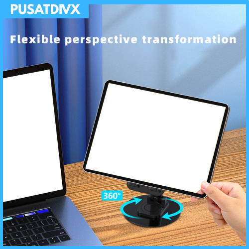 SANJI LINQI METAL STAND SMARTPHONE UNIVERSAL HOLDER FOLDABLE ROTATING 360- LQ03 - สีดํา