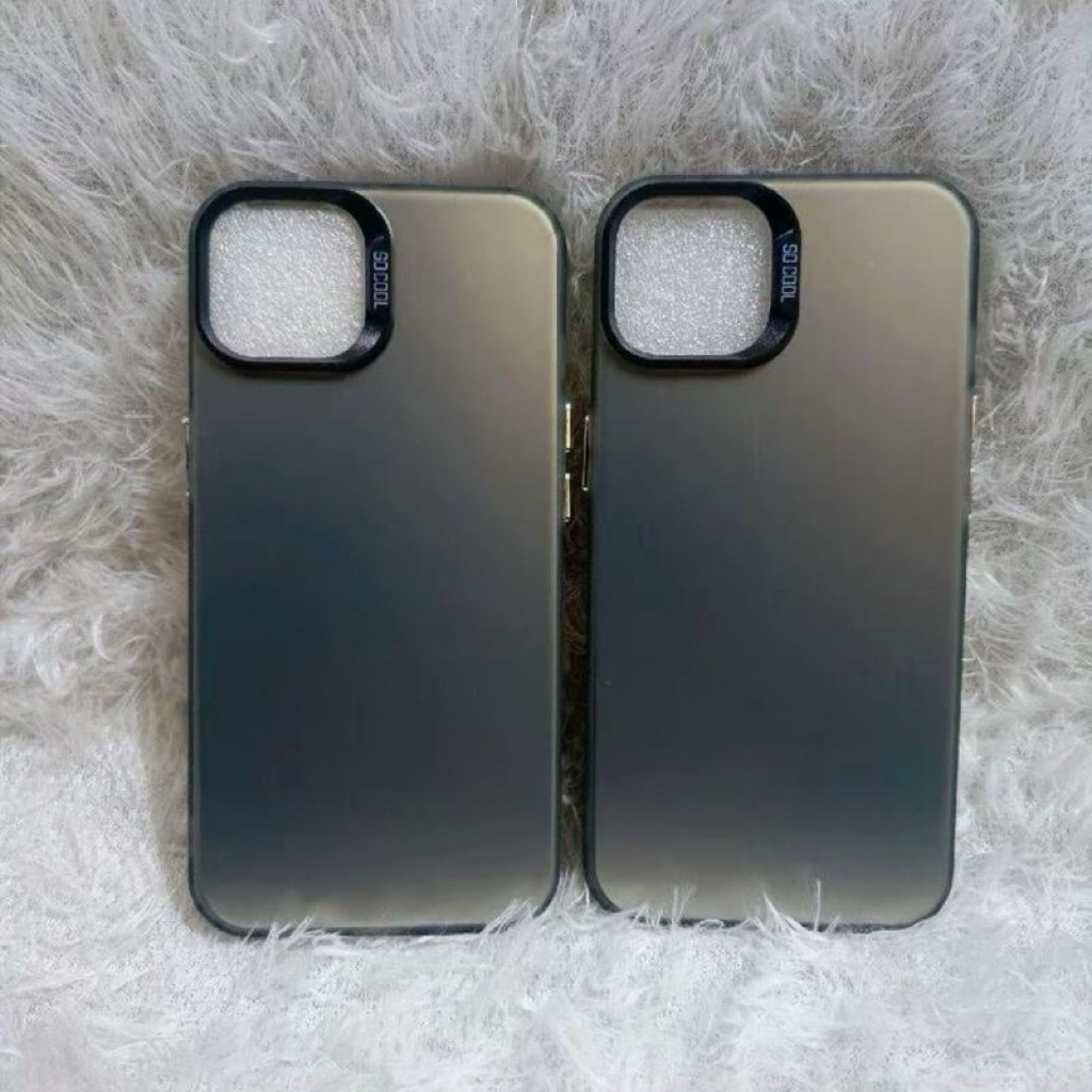Soft Case IMD IPhone 12 Mini /13 Mini Silicone Casing IMD Full Black Hologram Polyคาร์บอเนต Hardcase