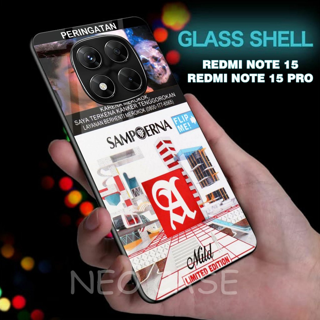 SoftCase แก้วเคลือบเงา REDMI NOTE 15 4G/5G 15 PRO 4G/5G ปลอก Hp REDMI NOTE 15 4G/5G 15 PRO 4G/5G - N