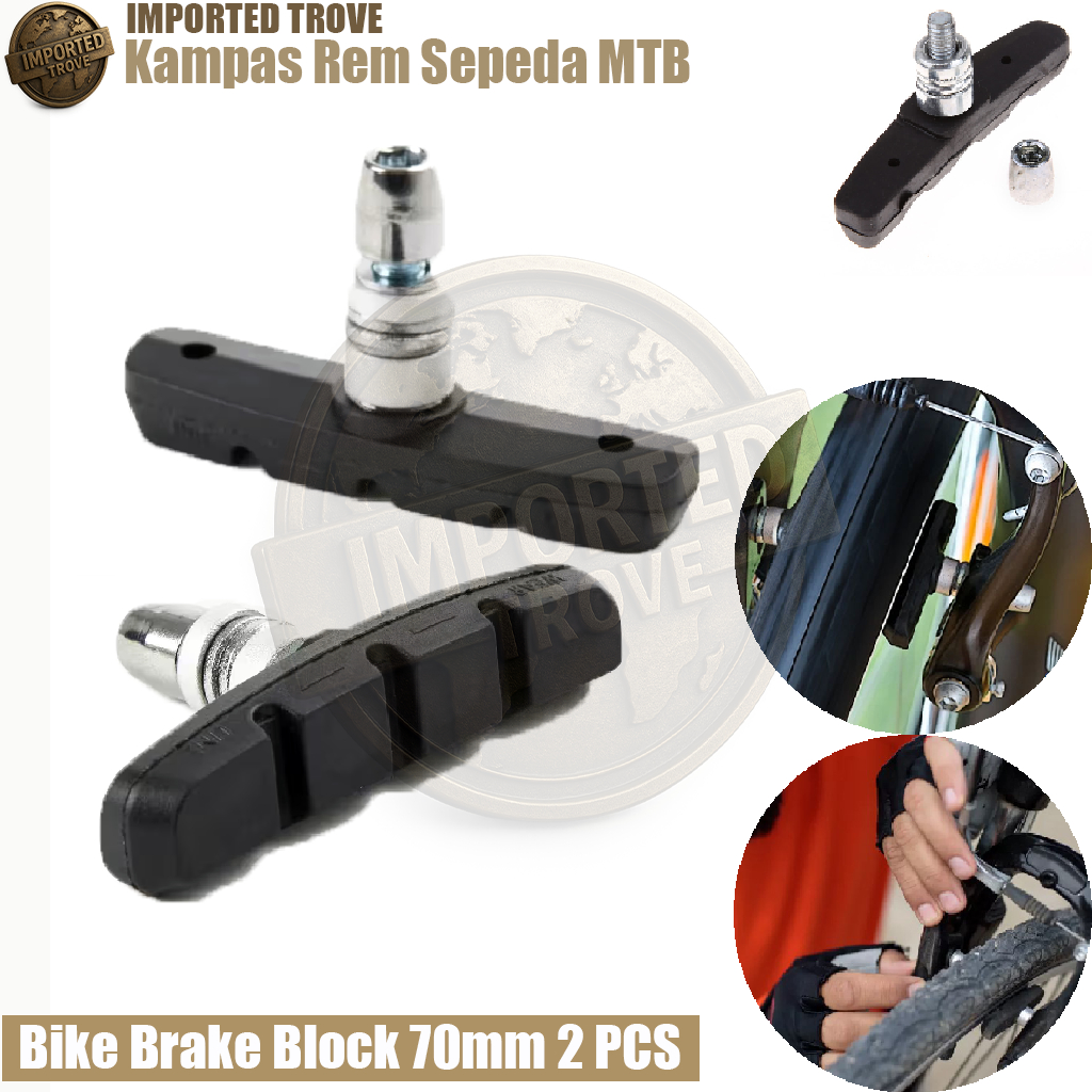 ODDO MTB จักรยานเสือภูเขาเบรคบล็อก 70 มม.2 PCS - B39 ยางเบรค V-เบรค MTB จักรยานเสือหมอบเบรคเบรคเบรคเ