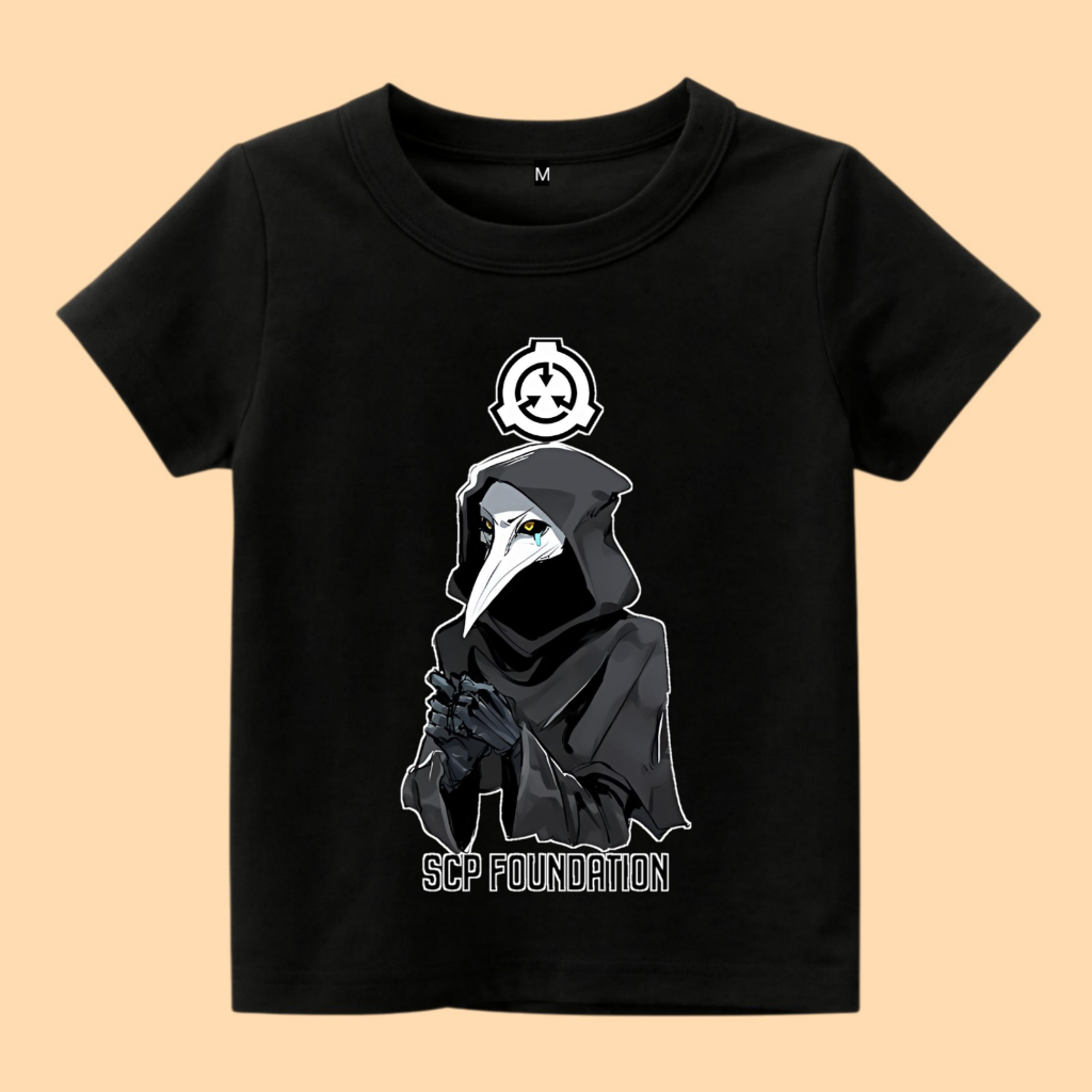 เสื้อยืดเด็ก scp 049 character the mague doctor