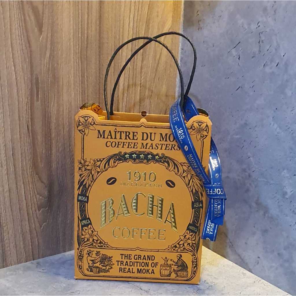 ถุงกระดาษ ถุงช้อปปิ้งกาแฟ BACHA