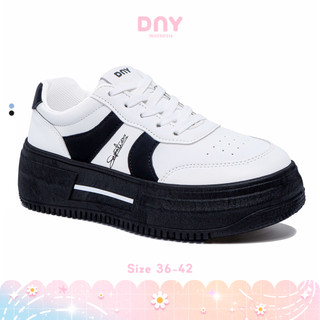 Sepatu DNY Wanita Sneakers Tinggi Sepatu Cewek Import Casual Shoes Sport Shoes Wanita SP418D