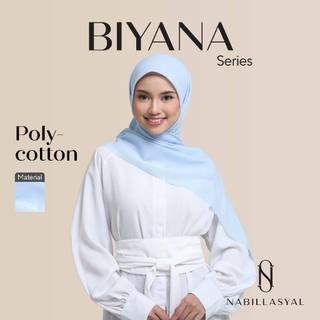 Nabillasyal | Biyana Series | Segiempat Instant | Hijab Instant | Polycotton