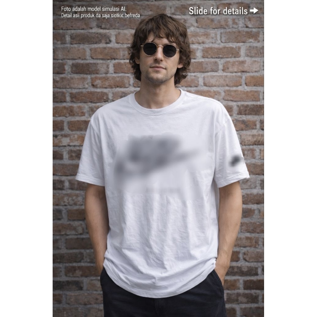 เสื้อยืด N*KE B**CELONA 0R1 ไซส์ L (P72 x L56)