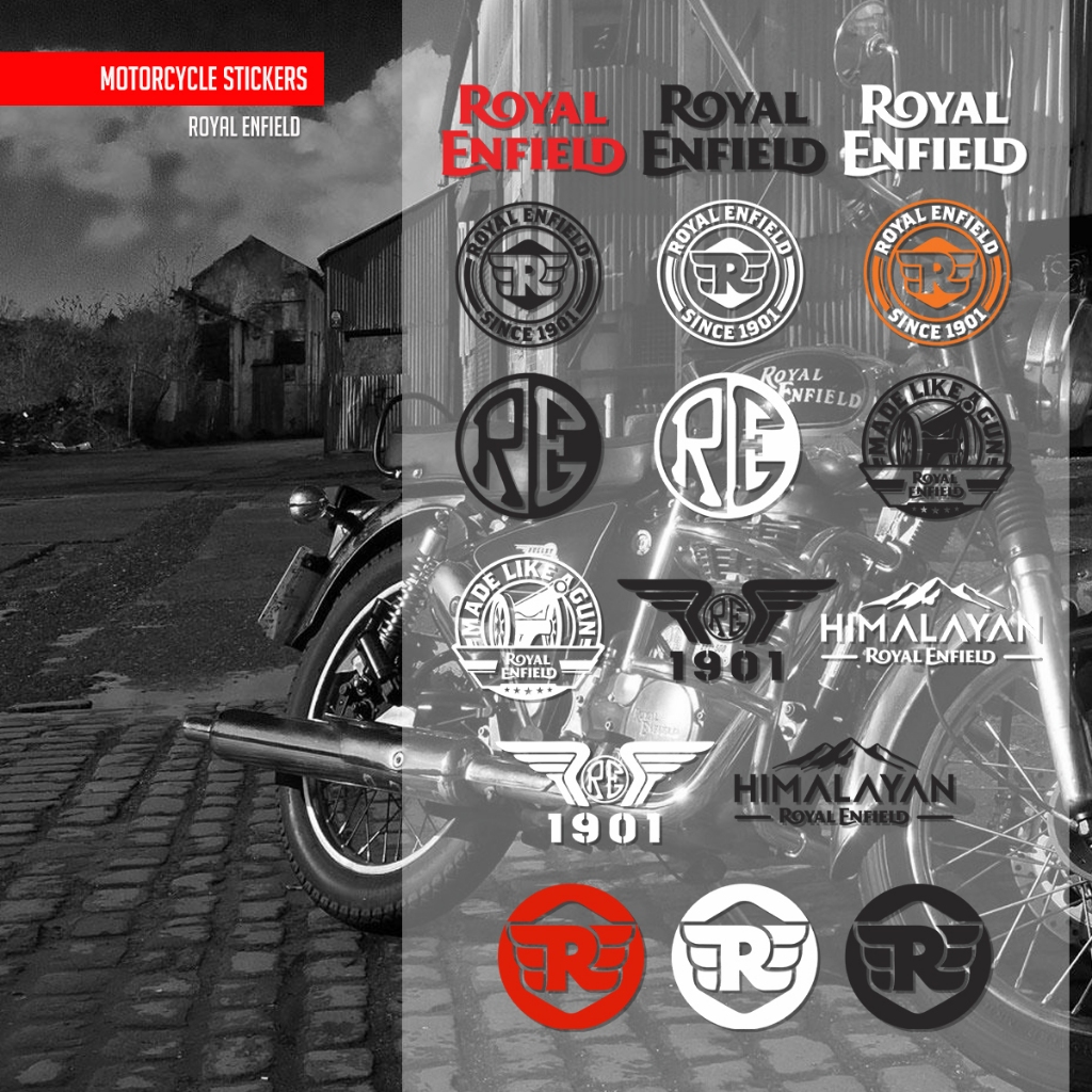 Royal Enfield Classic Motorcycle Variation Sticker