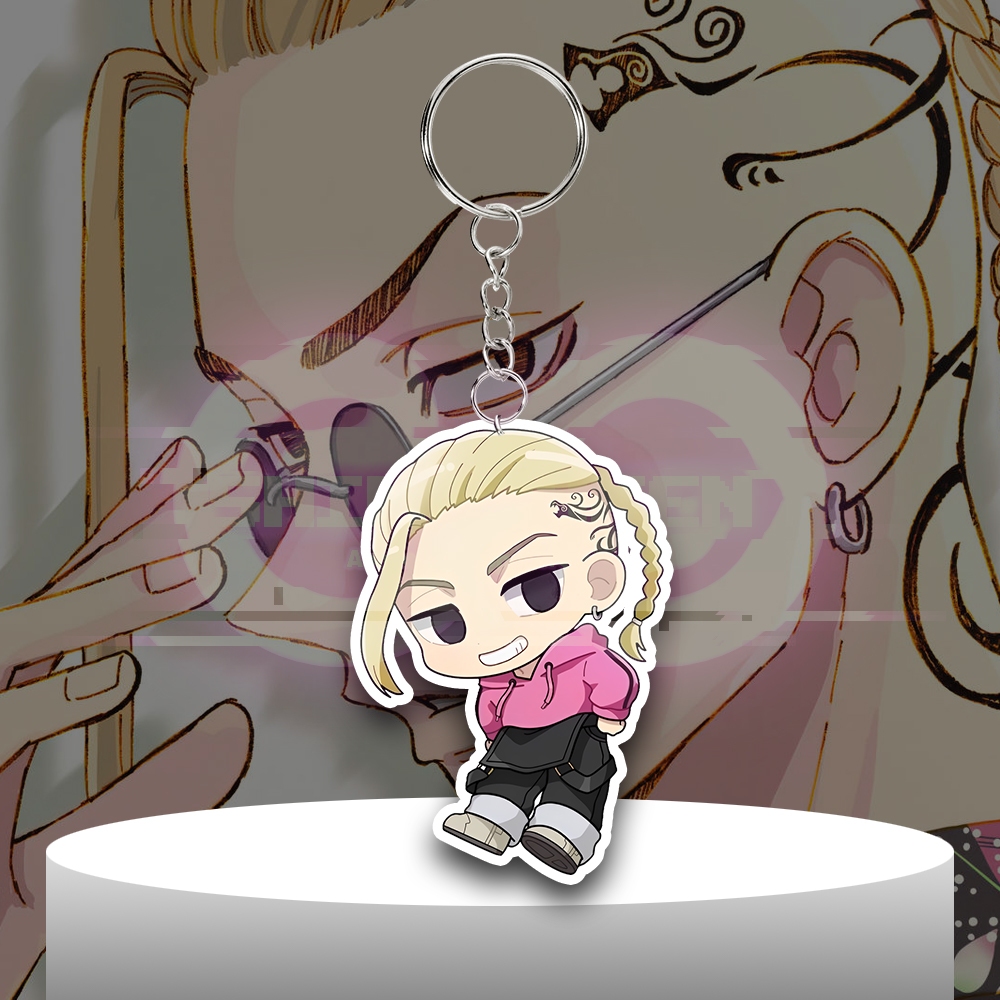 GANTUNGAN Tokyo Revengers Ken Ryuguji อะนิเมะพวงกุญแจ (Draken) - Maomao - พวงกุญแจอะคริลิค - พวงกุญแ