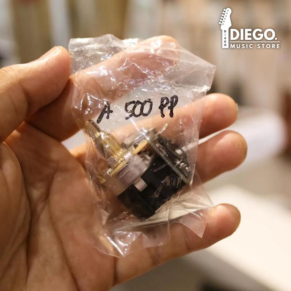 CTS PUSH PULL DPDT POT REG SPLIT SHAFT 500K AUDIO TAPER A500 PP