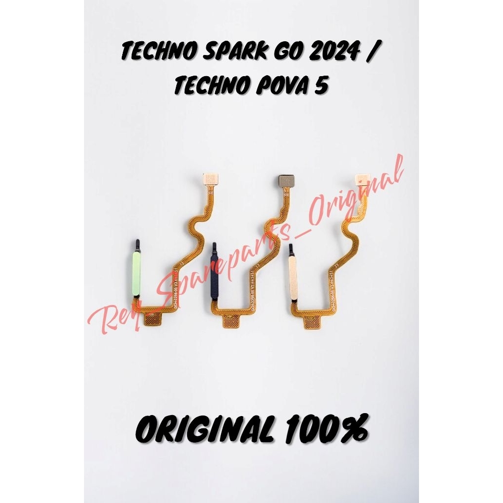 FLEXIBLE FINGERPRINT เซ็นเซอร์ FINGERPRINT TECHNO SPARK GO / TECHNO POVA 5 COPOTAN ดั้งเดิม