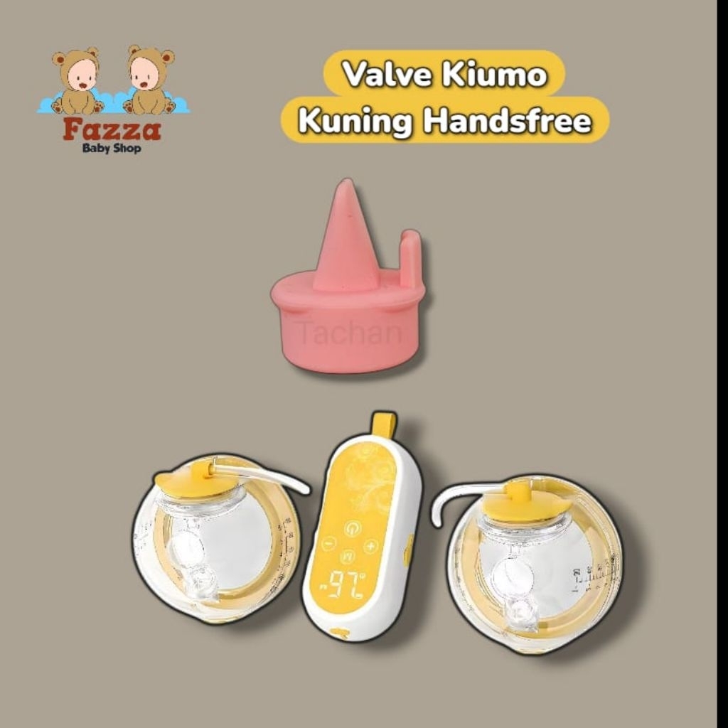 วาล์วแฮนด์ฟรี Kiumo Yellow / วาล์วยางสีเหลือง Kiumo / ยางปั๊มนม Kiumo pinky1
