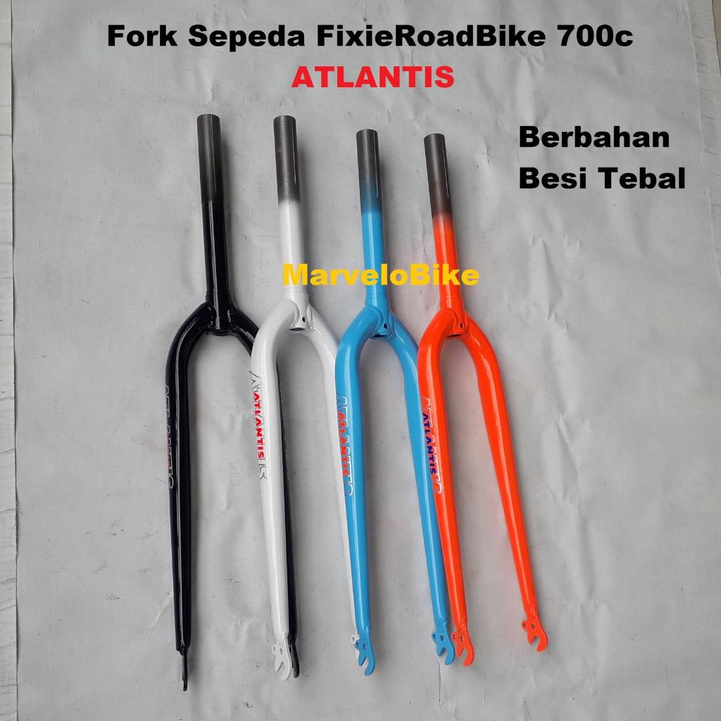 ส้อมจักรยานเสือหมอบ Fixie 700c ขนาดมาตรฐาน 22.2 มม. ยี่ห้อ ATLANTIS