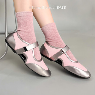 EASE – BLAIR Sepatu Wanita Flat Shoes Mary Jane Sporty | Casual, Stylish & Nyaman untuk Aktivitas Daily