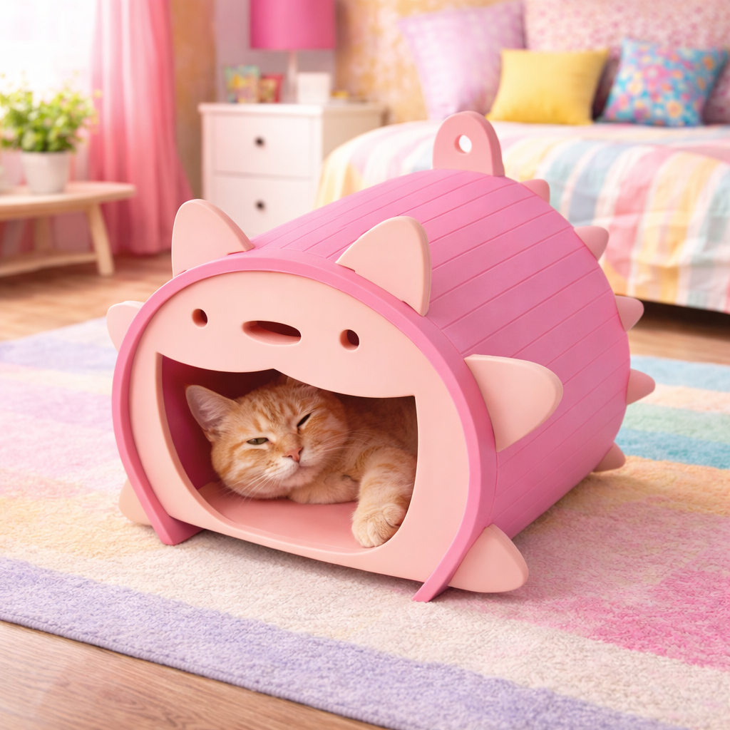 Pet House Cat & Small Dog House Pet Bed & House Cat Dog ลูกแมว Puppy Home