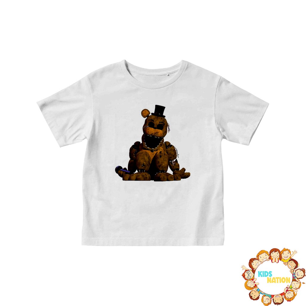KATUN Kidsnation Modelclassic Freddy Fazbear 24s Cotton Kids T-shirt - Freddy Fazbear Model T-shirt