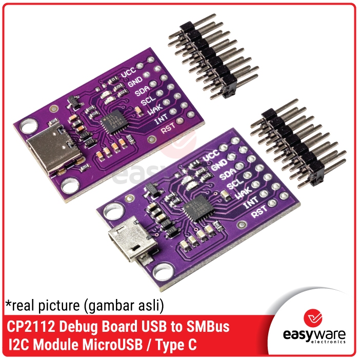 CP2112 บอร์ดเปิดตัว USB ถึง SMBus I2C การสื่อสารโมดูล USB Type-C USB
