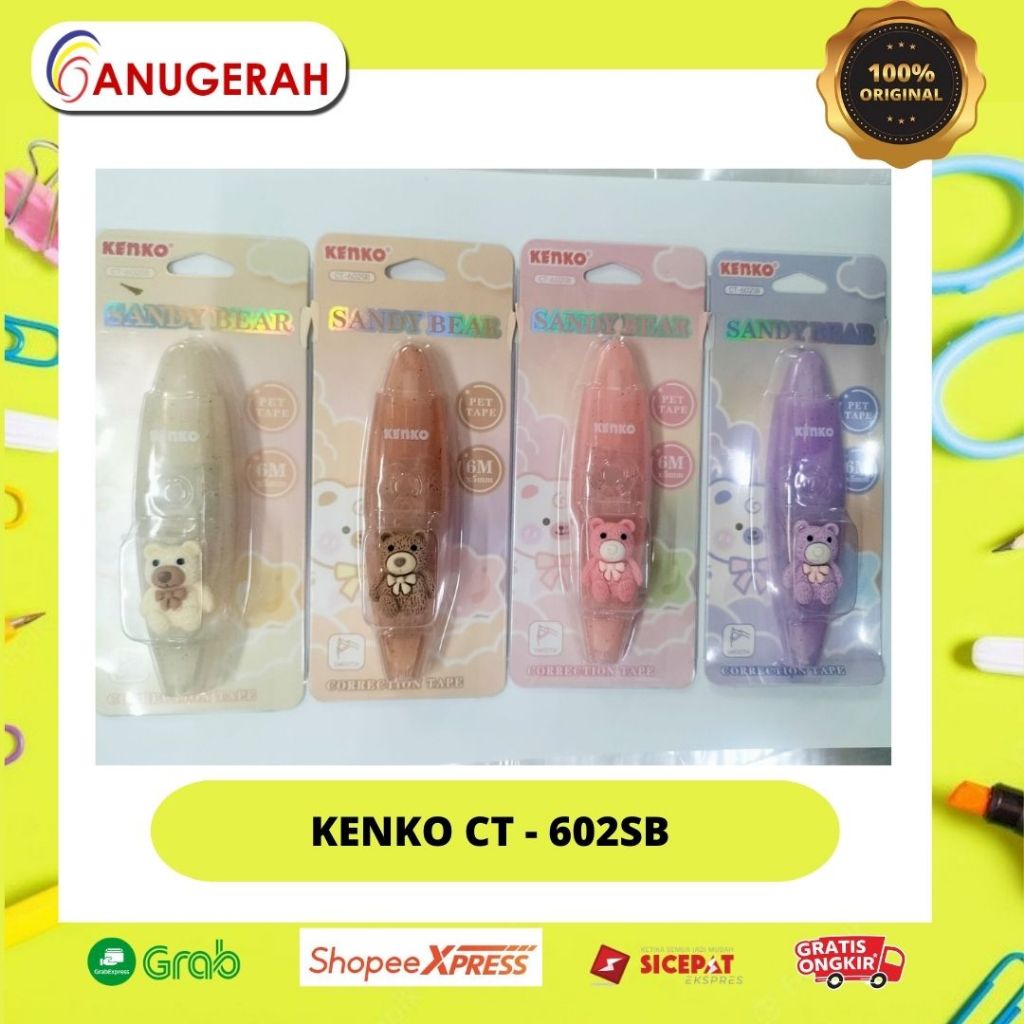 KENKO CORRECTION TAPE / กระดาษ STIPO CT - 602SB