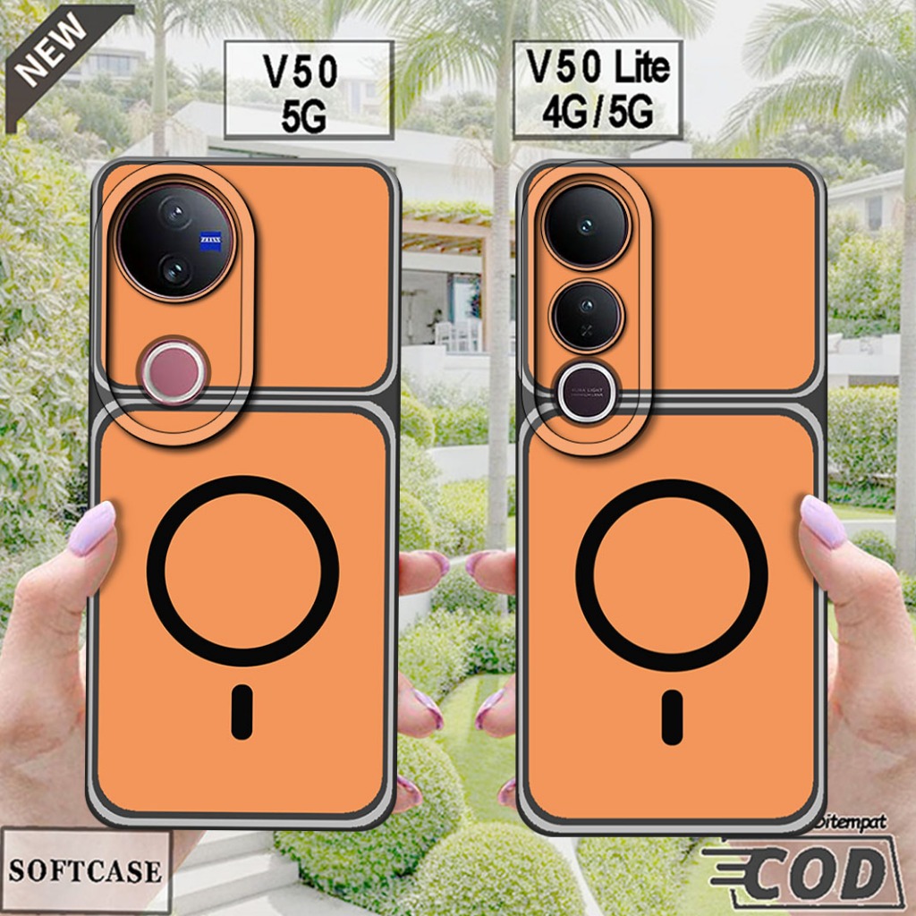 เคส VIVO V50 5G 2025 - เคส VIVO V50 LITE 4G / 5G 2025 _ เคสซิลิโคนสีดํายืดหยุ่น